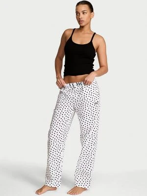 Victoria's Secret Spodnie od piżamy bawełniane Mix & Match Heritage