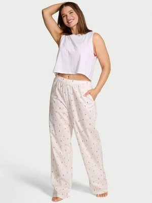 Victoria's Secret Spodnie od piżamy bawełniane Mix & Match Heritage