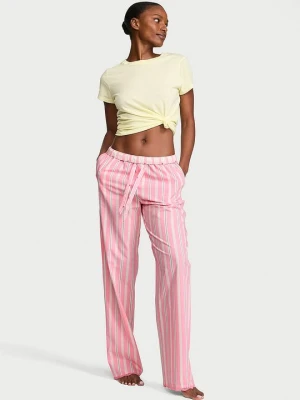Victoria's Secret Spodnie od piżamy bawełniane Mix & Match Heritage Paski