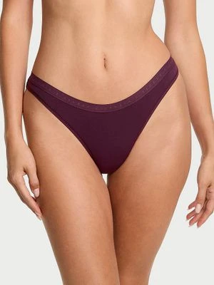 Victoria's Secret Stringi bawełniane High-Leg Scoop