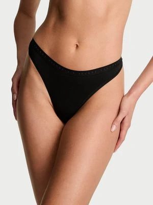 Victoria's Secret Stringi bawełniane High-Leg Scoop
