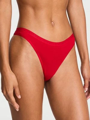 Victoria's Secret Stringi bawełniane High-Leg Scoop