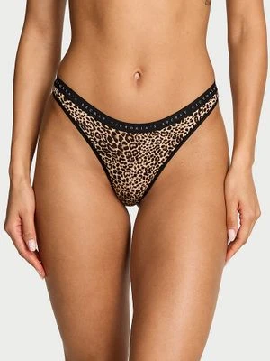 Victoria's Secret Stringi bawełniane High-Leg Scoop 7LWP