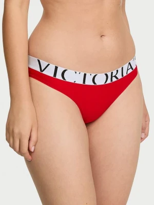 Victoria' Secret Stringi z logo Cool Victoria's Secret Czerwony
