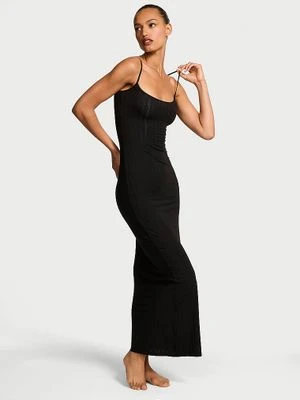 Victoria's Secret Sukienka długa maxi z modalu Ultra-Fine Slip