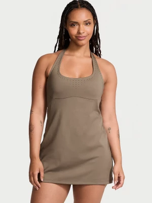 VSX Sukienka mini sportowa z szortami VS Essential Perforated Halter Victoria's Secret