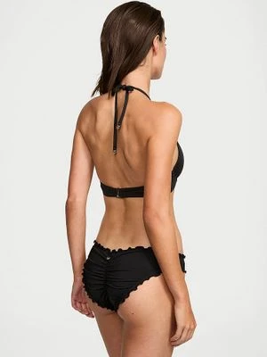 Victoria' Secret Swim Dół od bikini Essential Ruched Cheeky Victoria's Secret