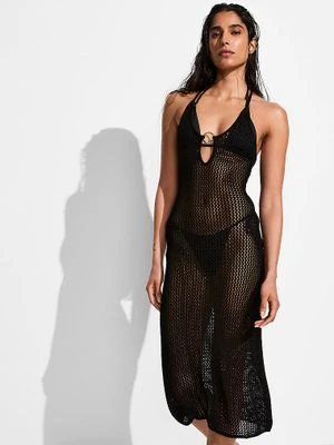 Victoria' Secret Swim Sukienka dziurkowana midi na plażę Beachwear Crochet Victoria's Secret 2ZUO