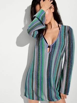 Victoria's Secret Swim Sukienka mini na plażę Beachwear Shimmer Knit 7L72