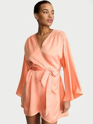 Victoria's Secret Szlafrok satynowy krótki