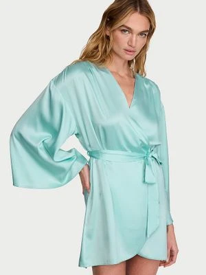 Victoria's Secret Szlafrok satynowy krótki