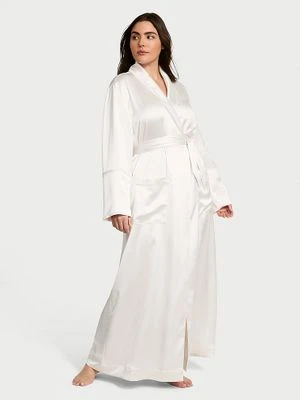 Victoria's Secret Szlafrok satynowy maxi Luxe