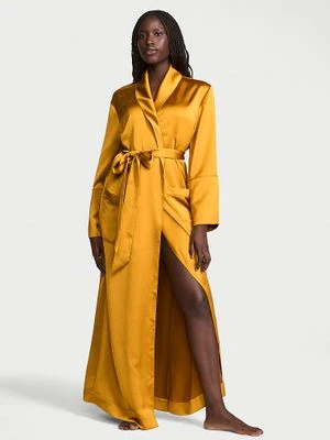 Victoria's Secret Szlafrok satynowy maxi Luxe