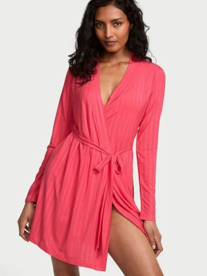 Victoria's Secret Szlafrok z modalu SoSoft Ultra-Fine Czerwony