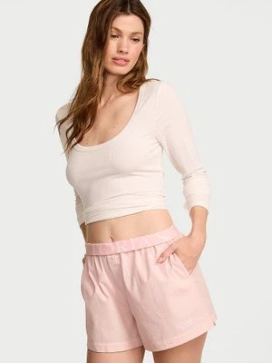 Victoria's Secret Szorty od piżamy bawełniane Mix & Match Heritage