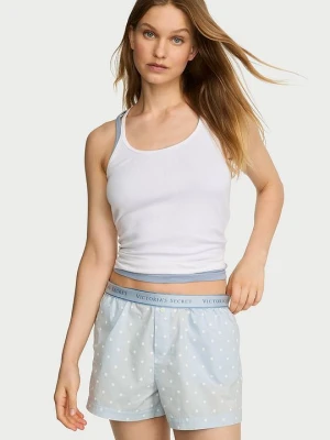 Victoria's Secret Szorty od piżamy bawełniane Mix & Match Heritage Z nadrukiem