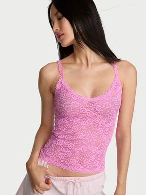 Zdjęcie produktu Victoria's Secret Top koronkowy na cienkich ramiączkach Cami 30QV