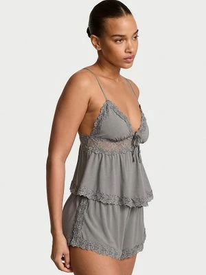 Victoria's Secret Zestaw do spania z modalu - top na ramiączkach i szorty SoSoft