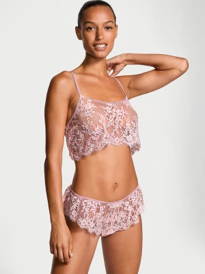 Victoria's Secret Zestaw koronkowy - biustonosz braletka i majtki Twinkle Strap