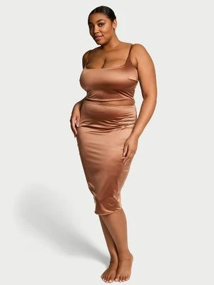 Victoria's Secret Zestaw satynowy - braletka i spódnica SoSleek