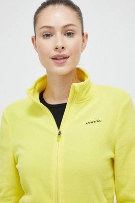 Viking bluza sportowa Tesero damska kolor żółty gładka 740/24/5658