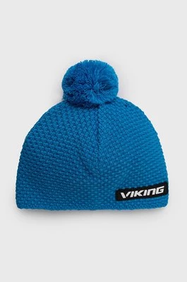 Viking czapka Berg Gore-Tex kolor niebieski wełniana 215/14/0228