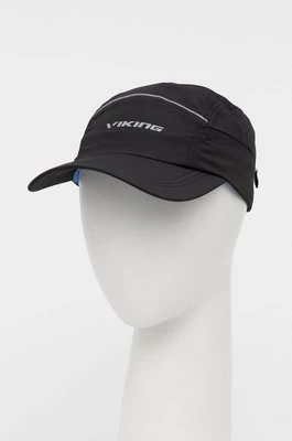 Viking czapka z daszkiem Kamet Outdoor kolor czarny z nadrukiem 802/20/5098