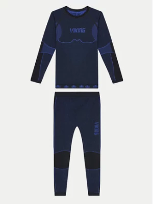 Viking Komplet bielizny termoaktywnej Riko Kids Set 500/14/3030/15 Czarny Skinny Fit