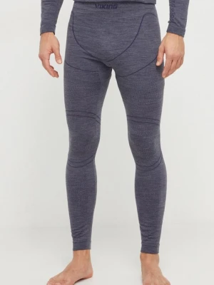 Viking legginsy funkcyjne Lana Pro Merino kolor niebieski 500/23/7577
