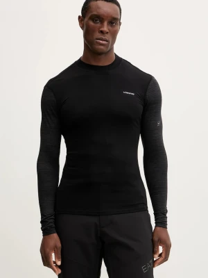 Viking longsleeve funkcyjny z dodatkiem wełny Novena czarny
