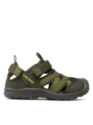 Viking Sandały Adventure Sandal 2V 3-53610-2461 Zielony