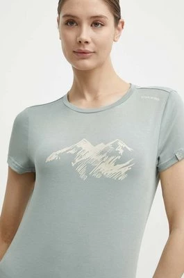 Viking t-shirt sportowy Lenta Bamboo kolor turkusowy 500/22/5540