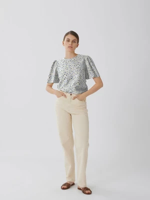 Vila Bluzka w kolorze błękitno-białym rozmiar: 44