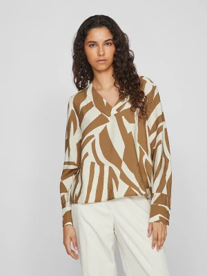 Vila Bluzka w kolorze kremowo-jasnobrązowym rozmiar: 34