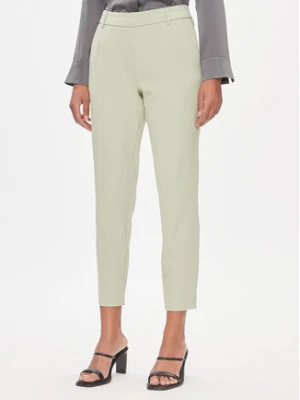 Vila Chinosy Varone 14087406 Zielony Slim Fit