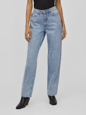 Vila Dżinsy - Tapered fit - w kolorze błękitnym rozmiar: 40/L30