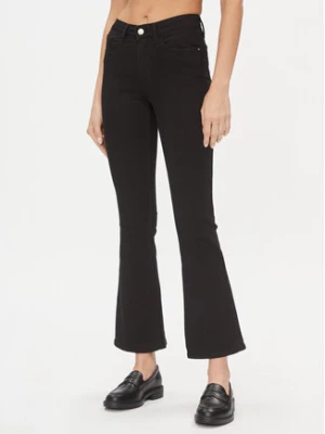 Vila Jeansy 14085688 Czarny Bootcut Fit
