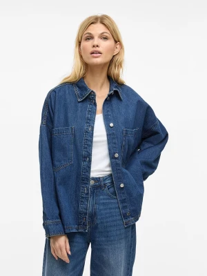 Vila Koszula dżinsowa "Creek" w kolorze granatowym rozmiar: 44