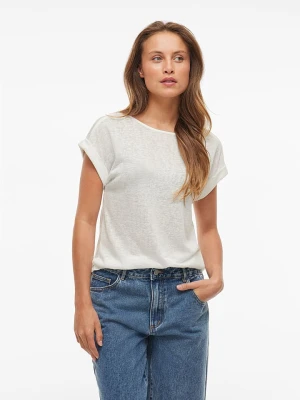 Vila Koszulka "Ciara" w kolorze białym rozmiar: XL