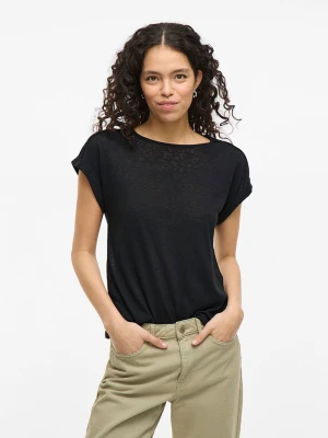 Vila Koszulka "Ciara" w kolorze czarnym rozmiar: XL