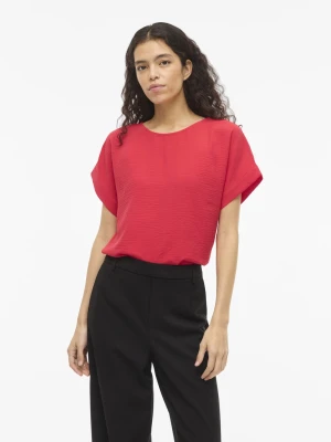 Vila Koszulka damska - VIJosa Kobiety czerwony,