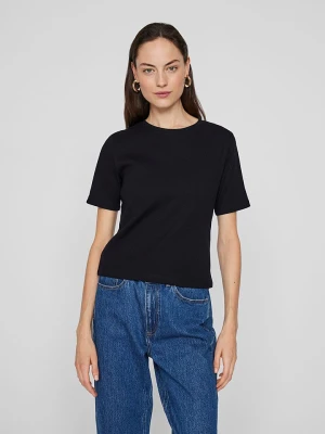 Vila Koszulka "Sola" w kolorze czarnym rozmiar: M