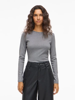 Vila Koszulka "Vicatera" w kolorze szarym rozmiar: S