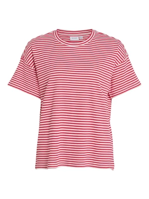 Vila Koszulka "Vijada" w kolorze czerwono-białym rozmiar: XL