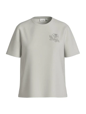 Vila Koszulka "Visybil" w kolorze jasnoszarym rozmiar: XS