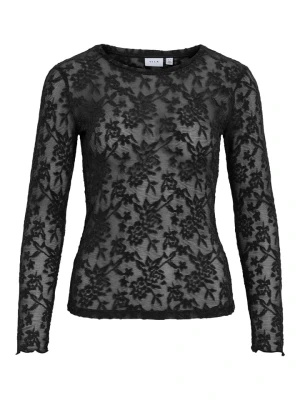 Vila Koszulka "Vizirp" w kolorze czarnym rozmiar: L