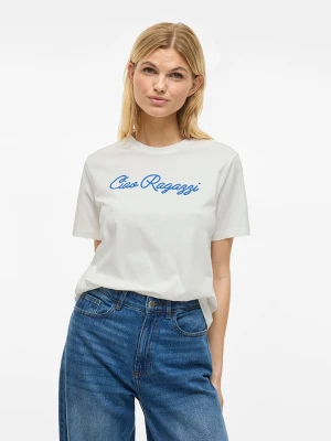 Vila Koszulka w kolorze białym rozmiar: S