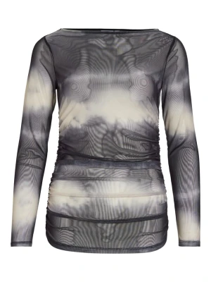 Vila Koszulka w kolorze czarno-białym rozmiar: S