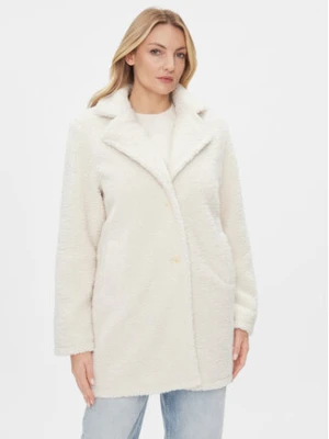 Vila Kożuch Lilla 14095452 Écru Regular Fit
