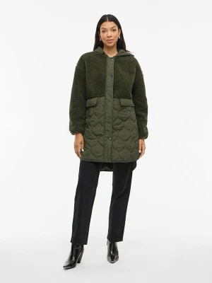 Vila Płaszcz pikowany "Vitone" w kolorze ciemnozielonym rozmiar: 38